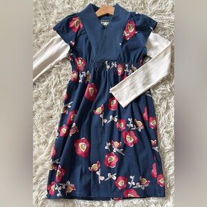Tea Collection size 10 VGUC Japan Dress (navy)